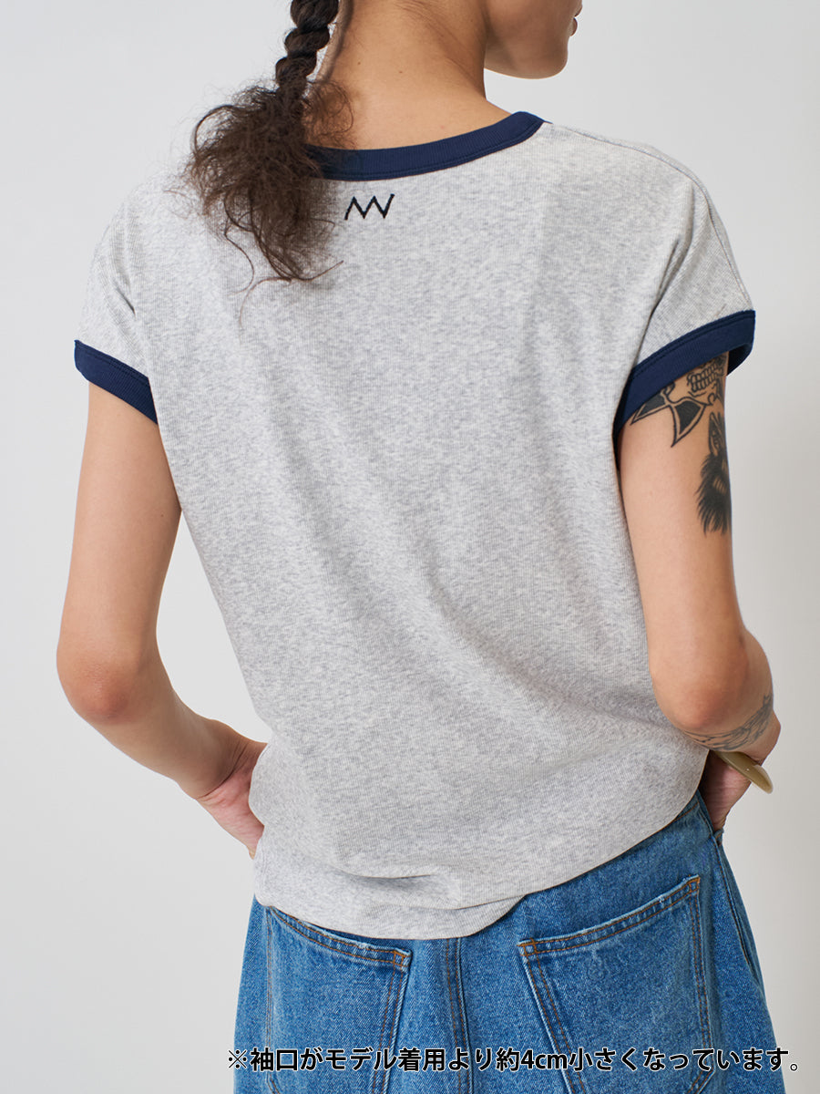 【予約販売】YENN SHORT SLEEVE RIB TEE Y261-81025