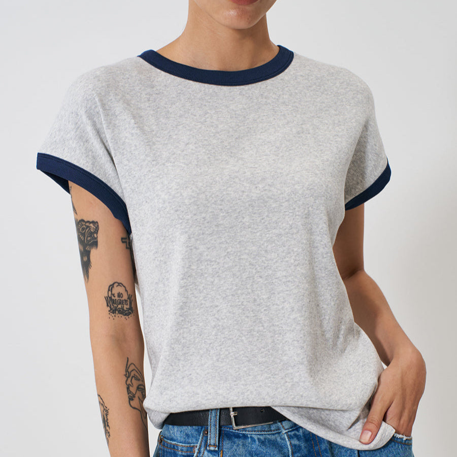 【予約販売】YENN SHORT SLEEVE RIB TEE Y261-81025