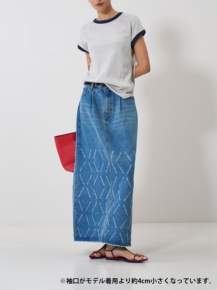 【予約販売】YENN SHORT SLEEVE RIB TEE Y261-81025