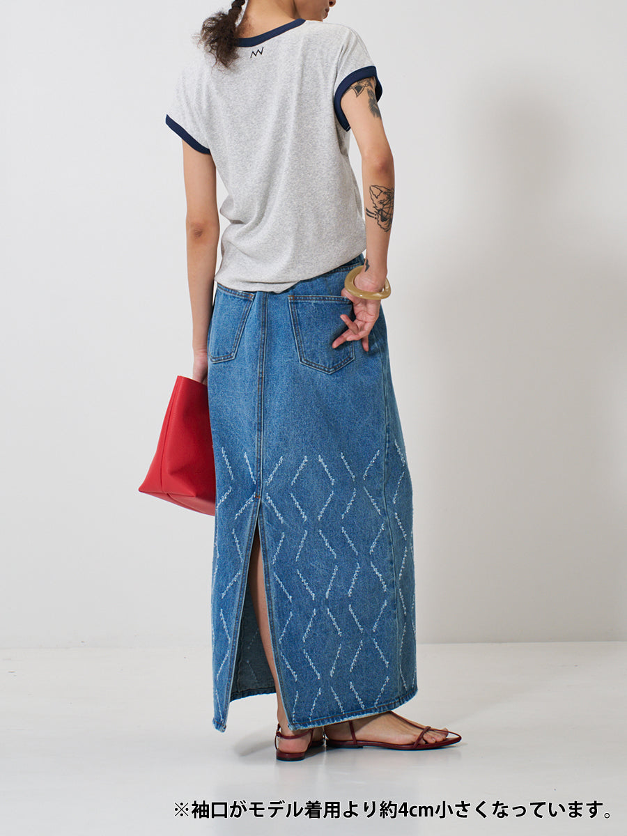 【予約販売】YENN SHORT SLEEVE RIB TEE Y261-81025