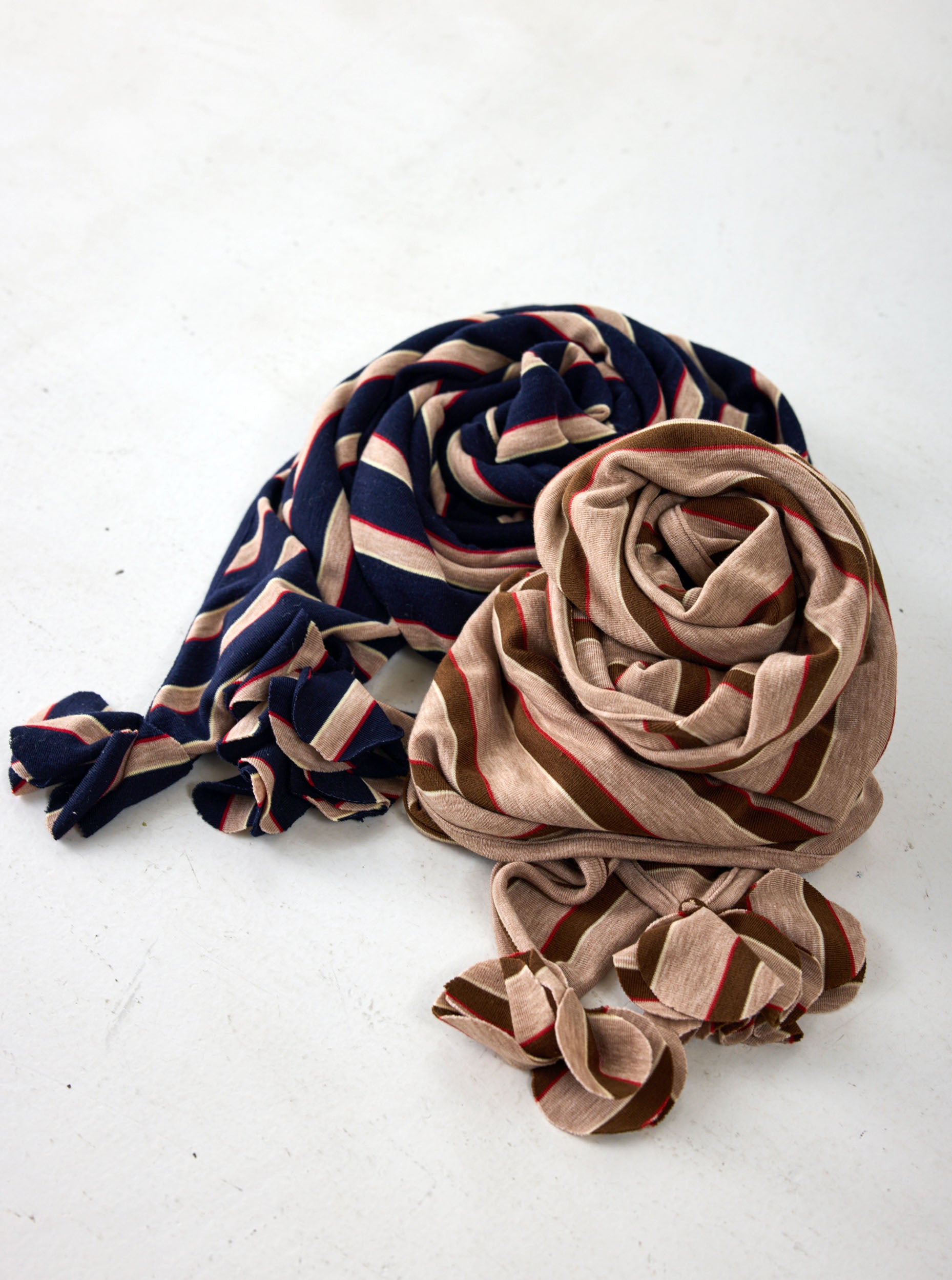 【予約販売】YENN STRIPED JERSEY SCARF Y262-01048
