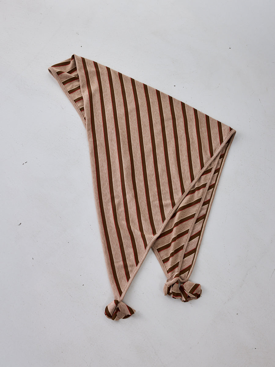 【予約販売】YENN STRIPED JERSEY SCARF Y262-01048