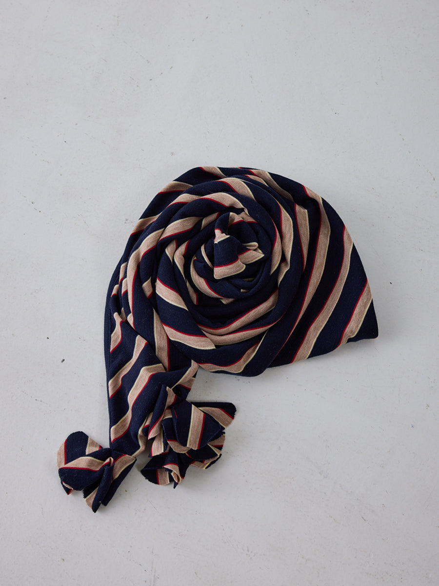 【予約販売】YENN STRIPED JERSEY SCARF Y262-01048