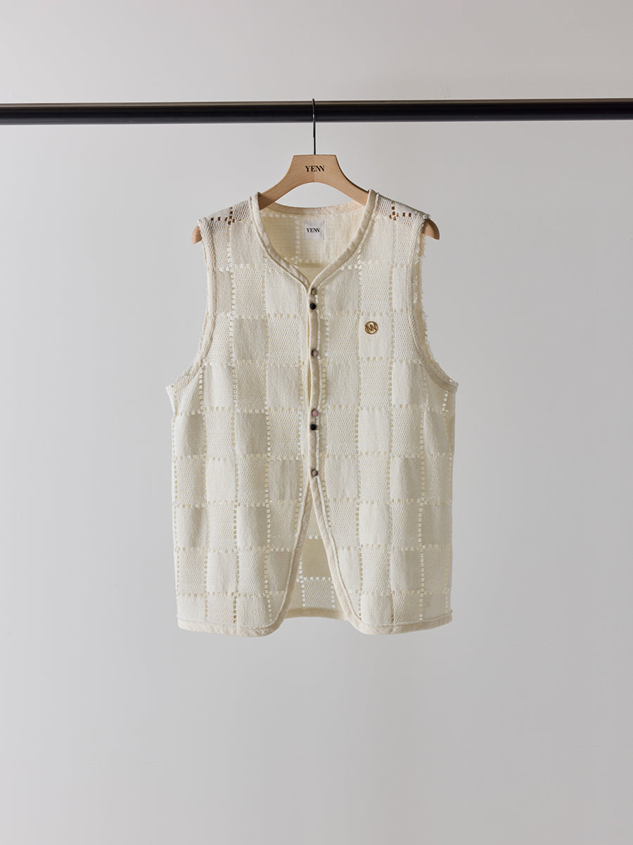 【予約販売】YENN SLEEVELESS LACE TOP Y262-12045