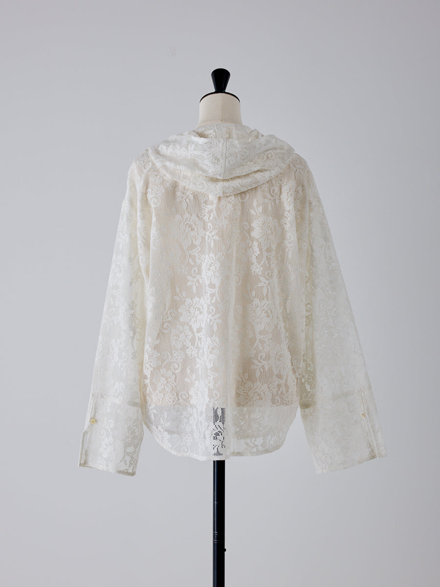 【予約販売】YENN PORTABLE LACE HOODIE Y262-12047
