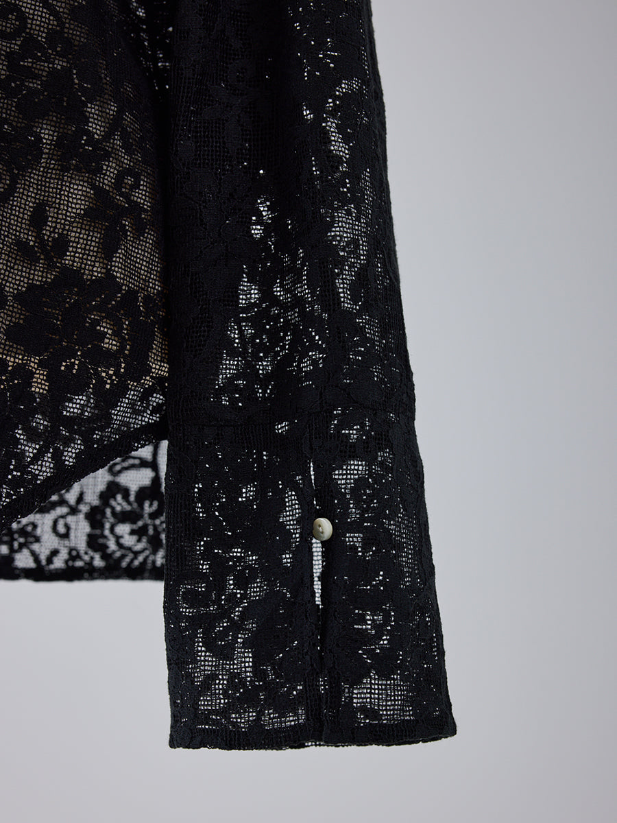 【予約販売】YENN PORTABLE LACE HOODIE Y262-12047