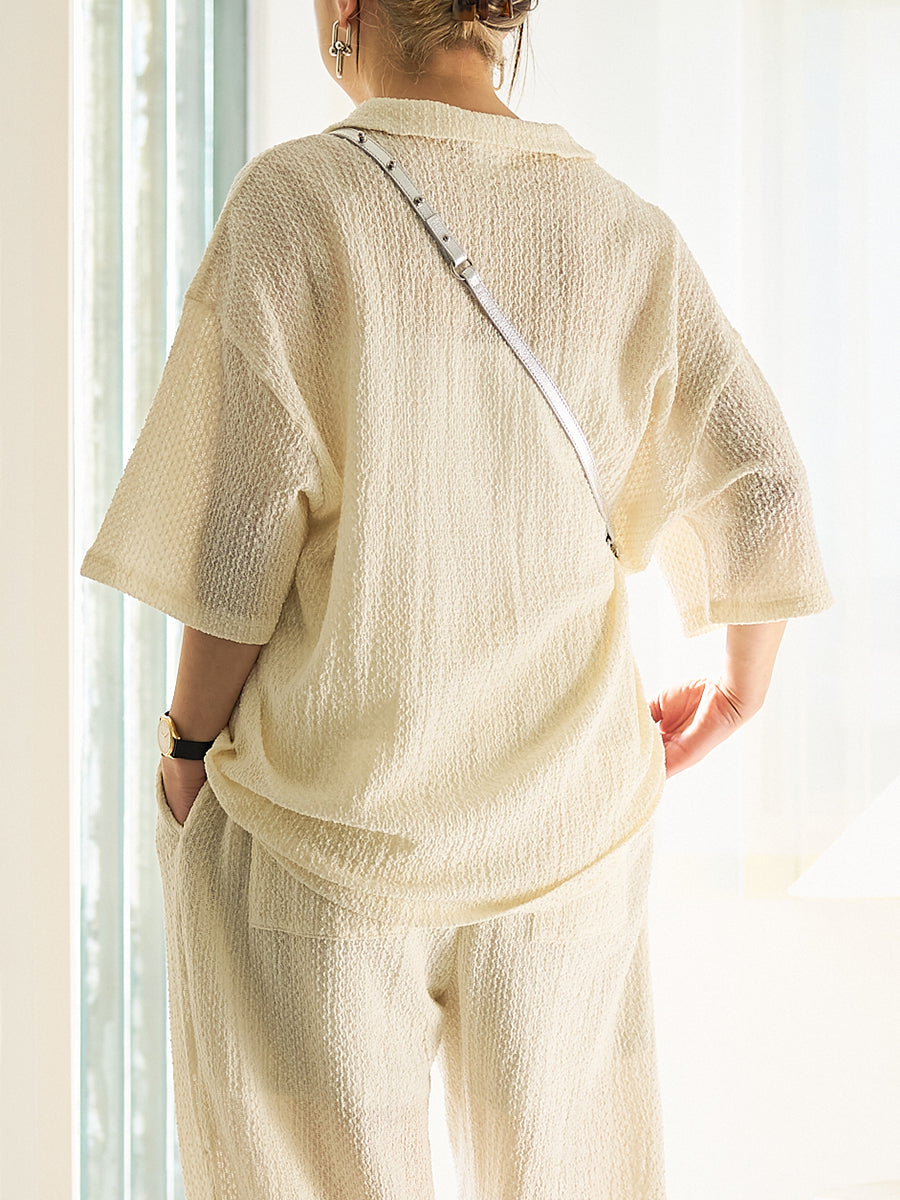 【予約販売】YENN KEY NECK BLOUSE Y262-12055