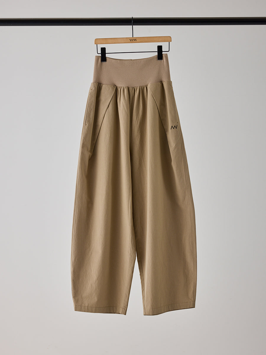 【予約販売】YENN WAIST RIB CURVE PT Y262-31041