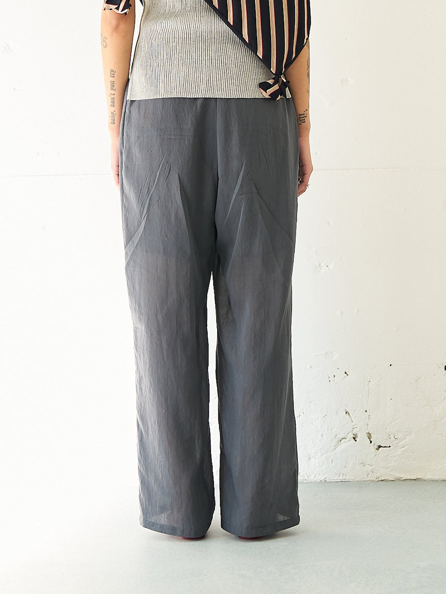 【予約販売】YENN SHEER STRIPE EASY PT Y262-31042