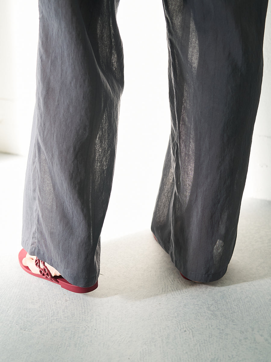 【予約販売】YENN SHEER STRIPE EASY PT Y262-31042