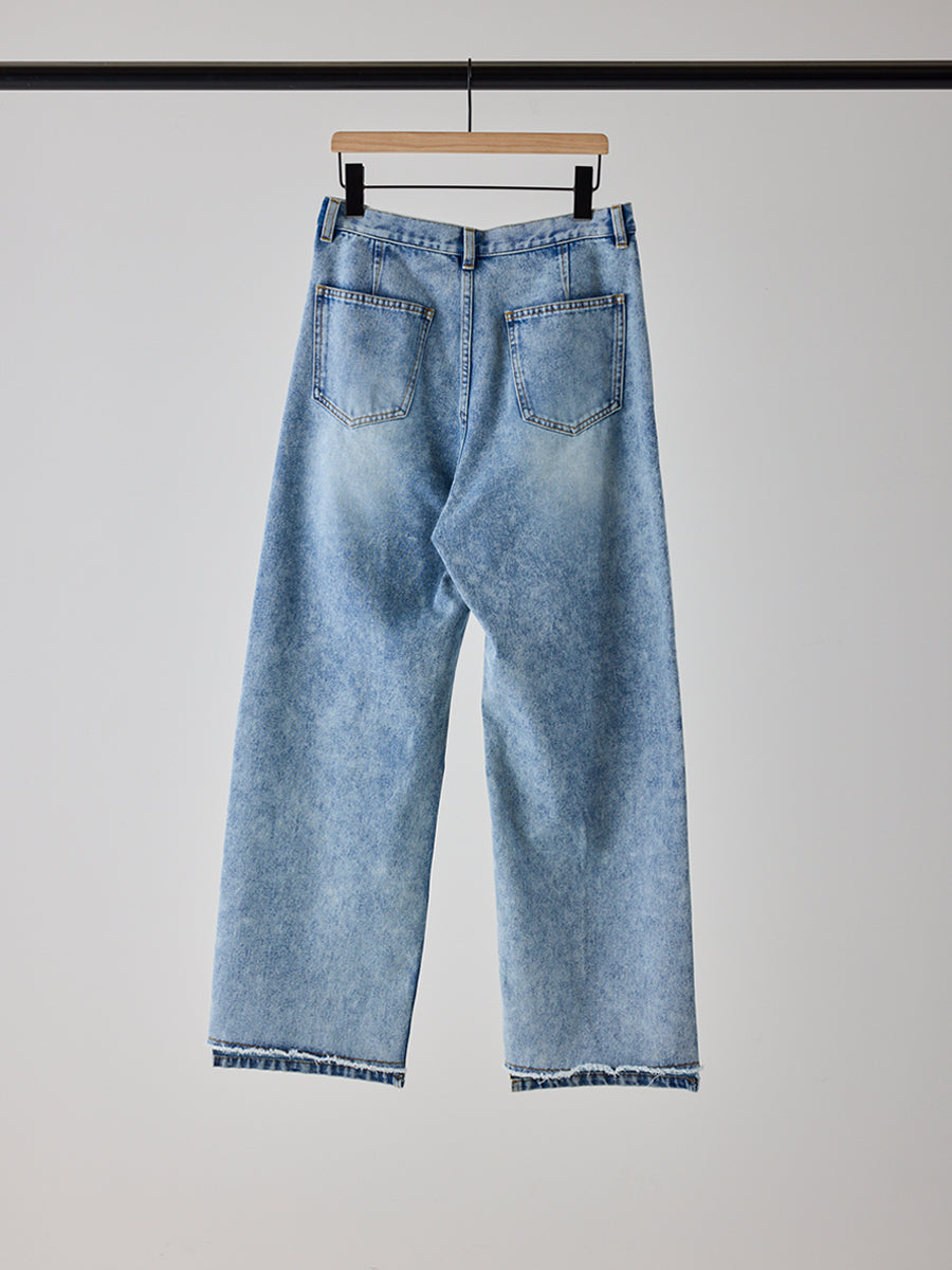 YENN TUCK BELT DENIM PT Y262-31064