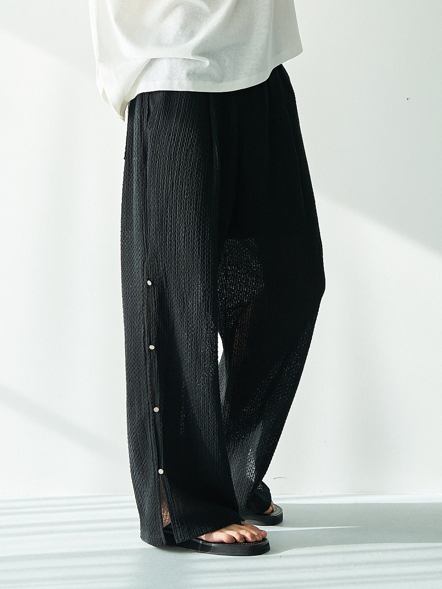 【予約販売】YENN SIDE EYELET PANTS Y262-32056
