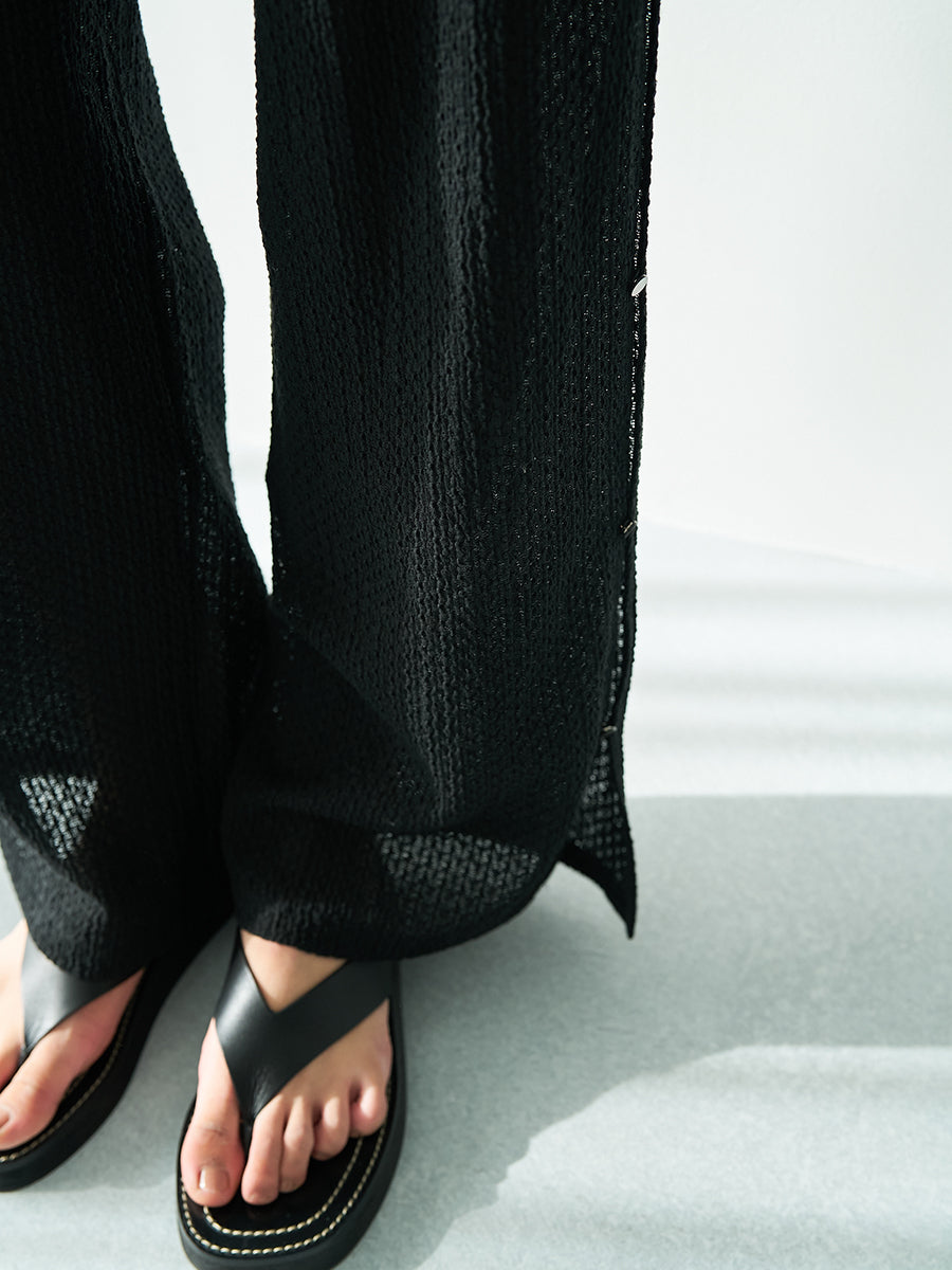 【予約販売】YENN SIDE EYELET PANTS Y262-32056