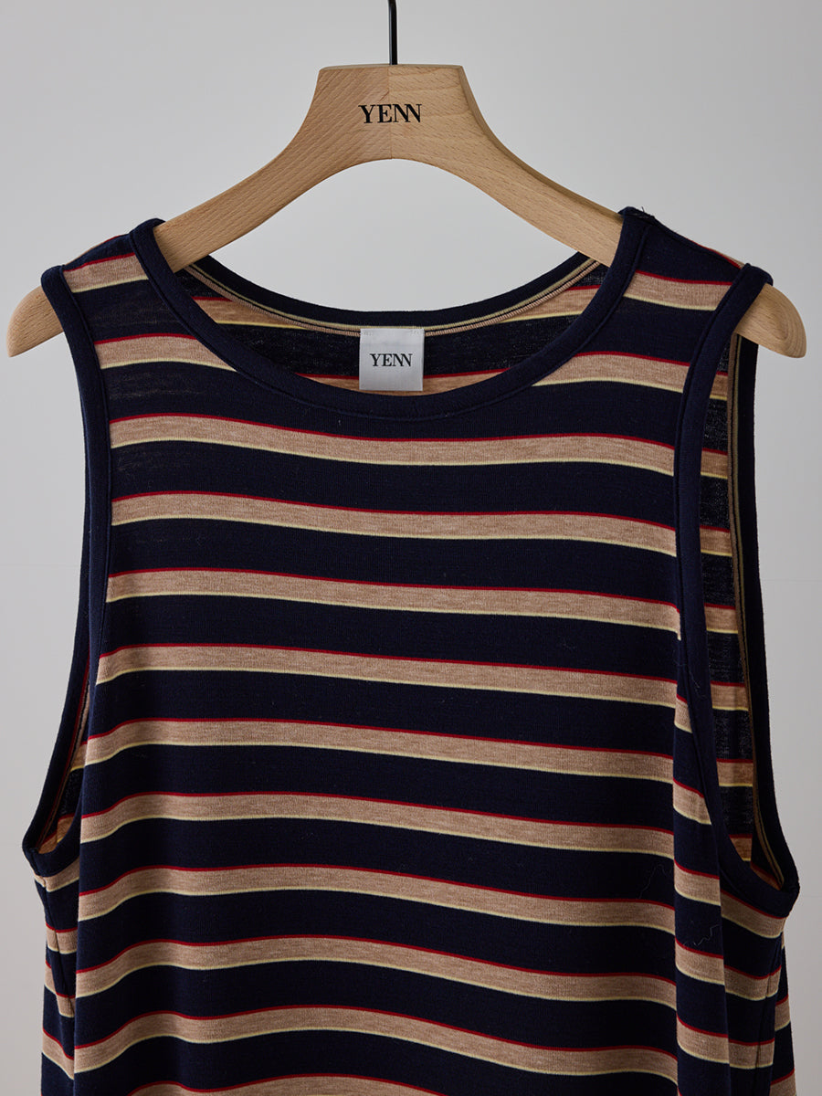 【予約販売】YENN STRIPE JERSEY DRESS Y262-51049