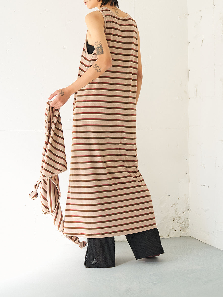 【予約販売】YENN STRIPE JERSEY DRESS Y262-51049