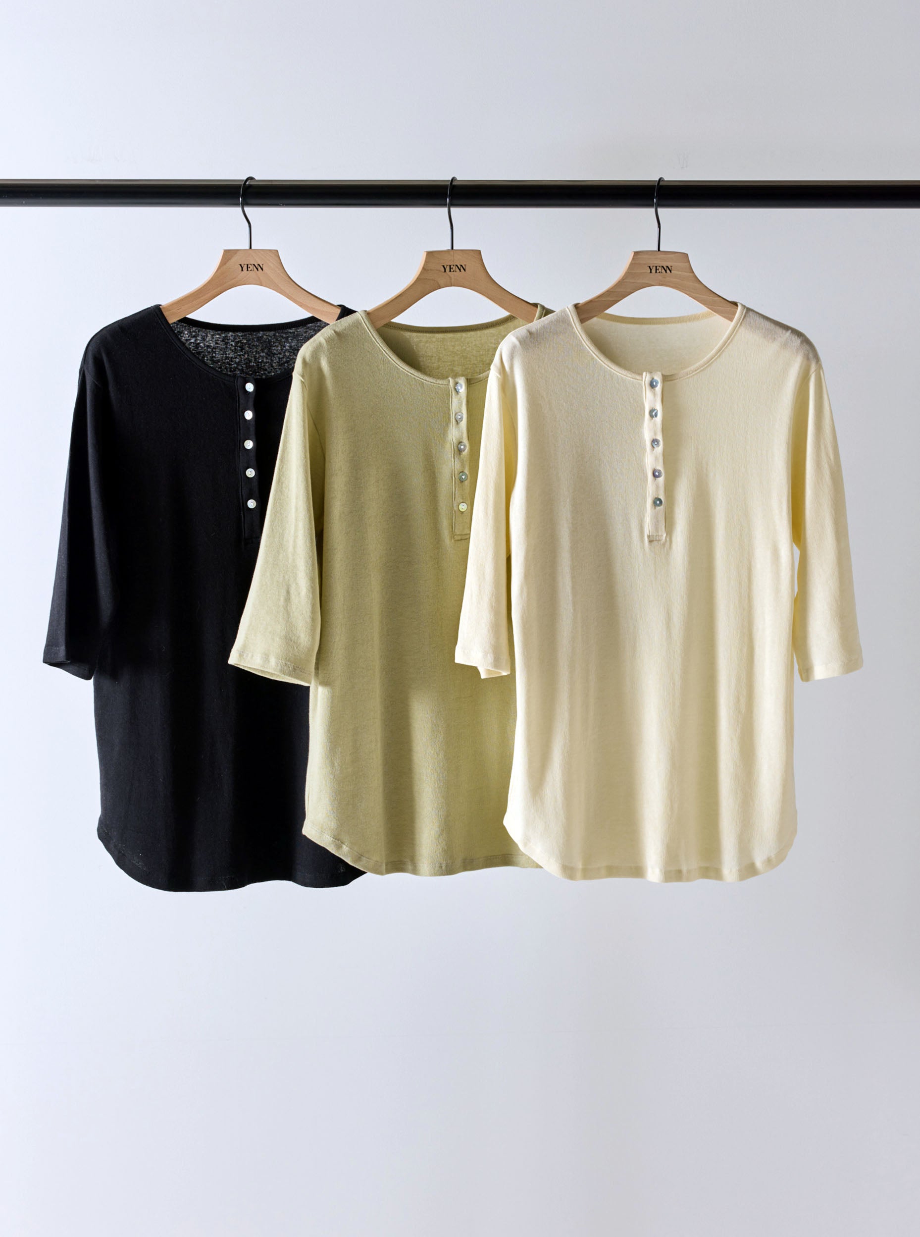 【予約販売】YENN HENRY NECK TEE Y262-82037