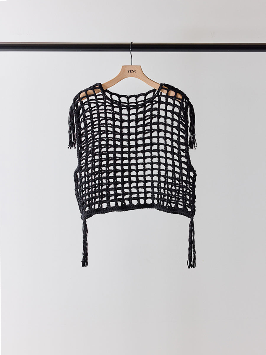 【予約販売】YENN CROCHET MESH TOPS Y262-91059
