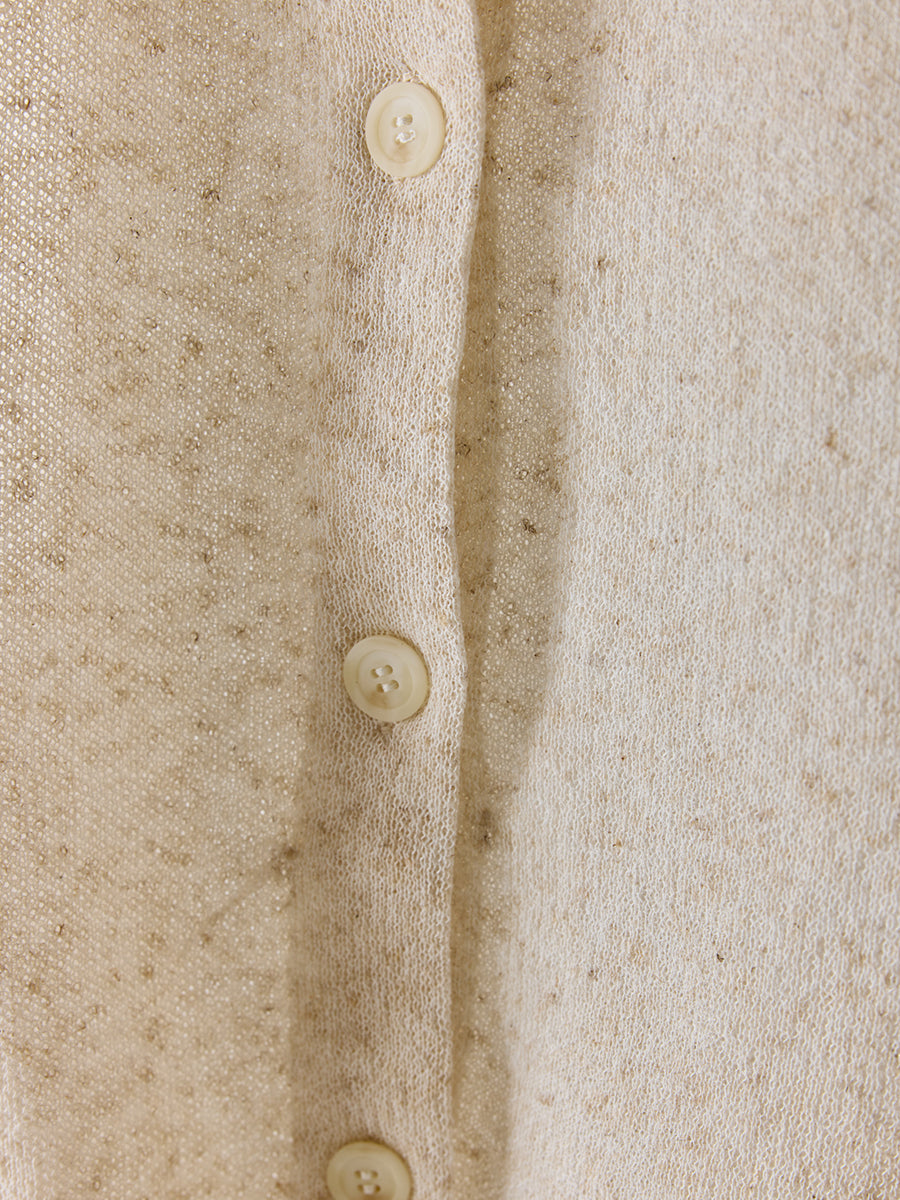 YENN LINEN SHEER VEST Y262-91061