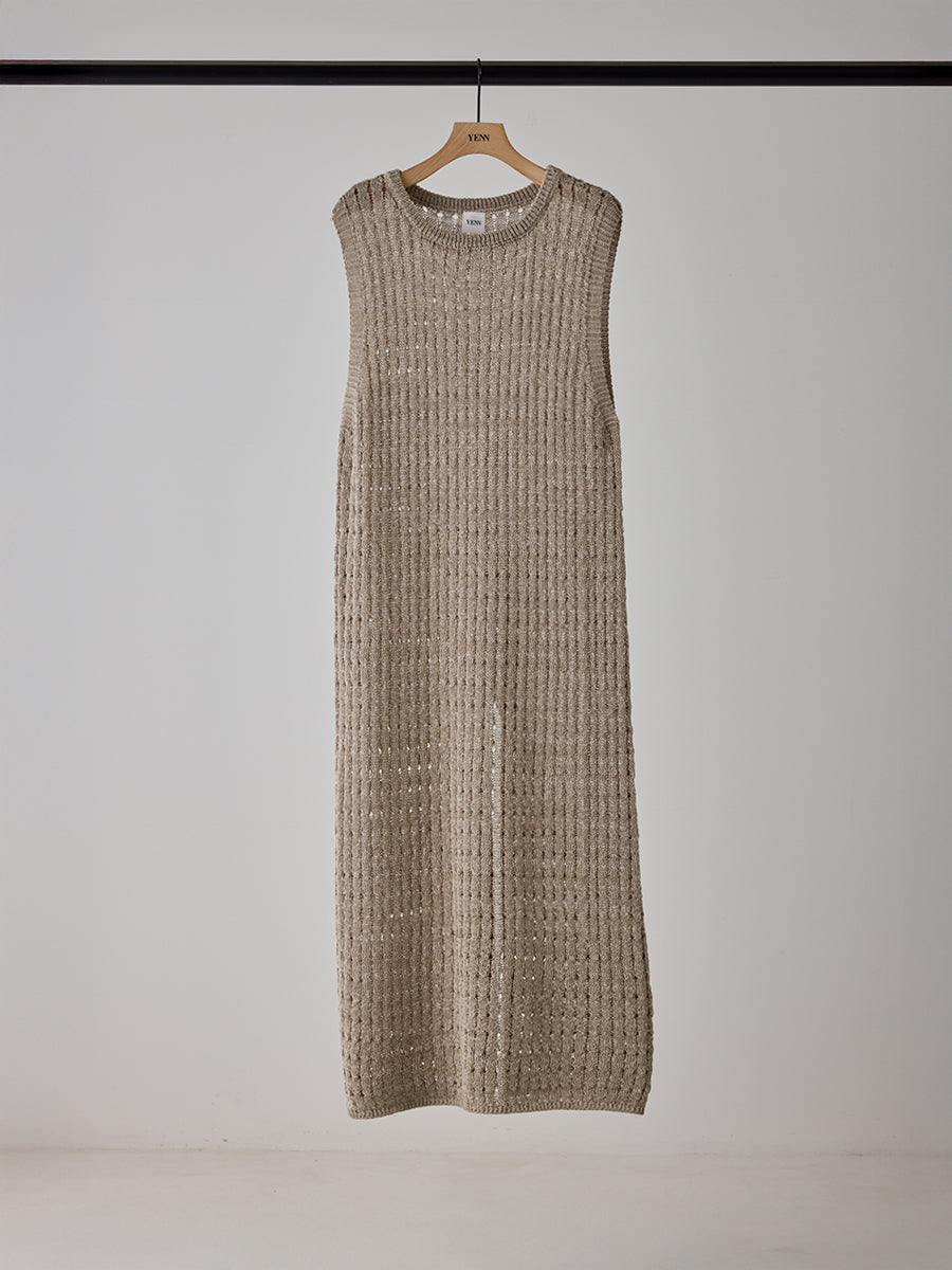 【予約販売】YENN OPENWORK KNIT OP Y262-92063