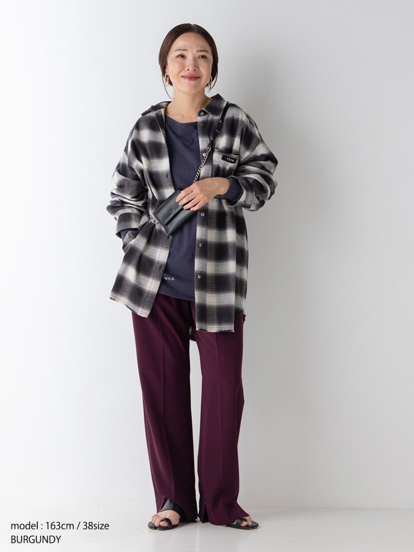 【予約販売】YENN SIDE SLIT SLACKS Y263-31107-2