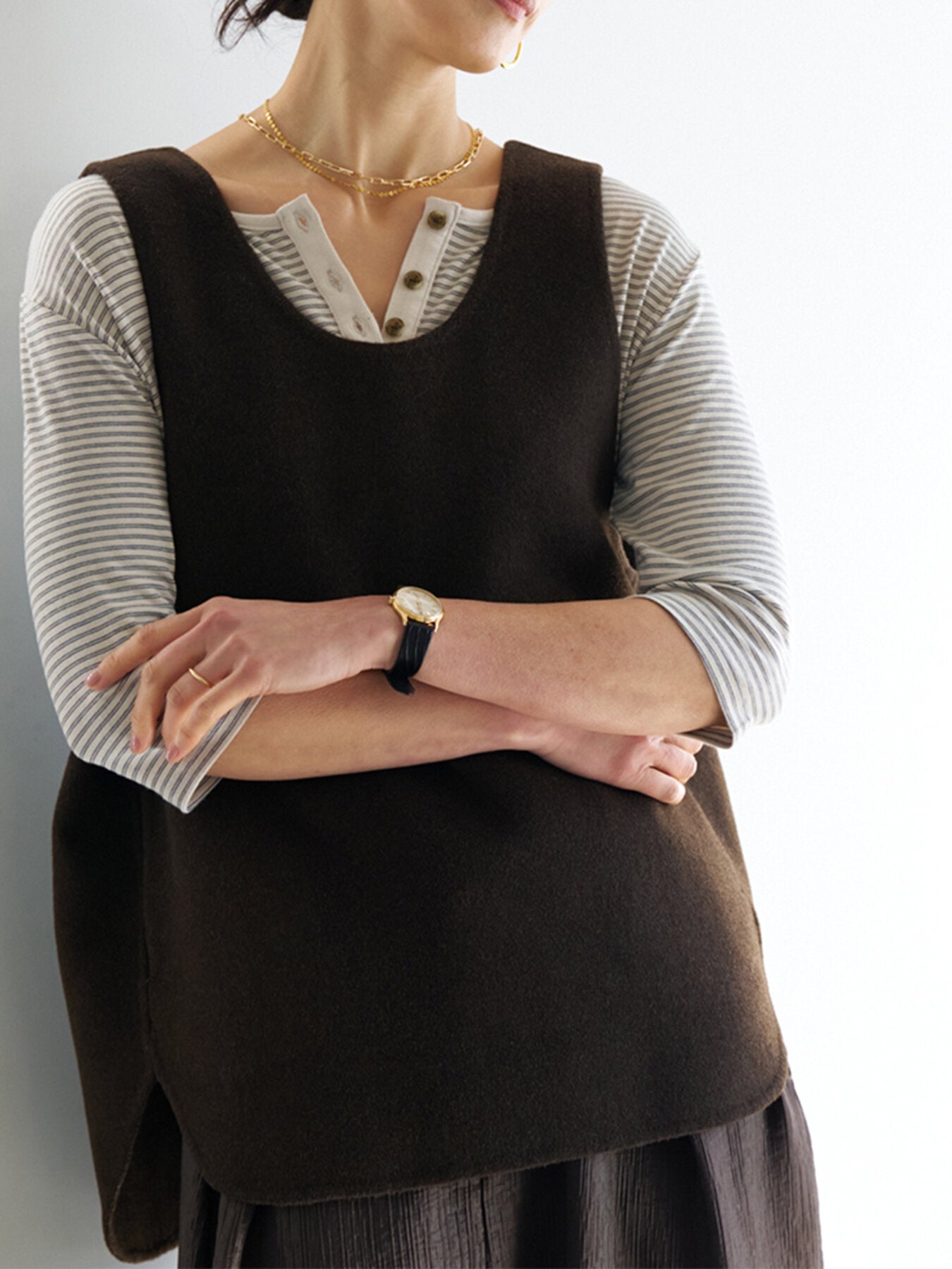 【予約販売】YENN HENRY 3,4 SLEEVE TEE Y263-82083