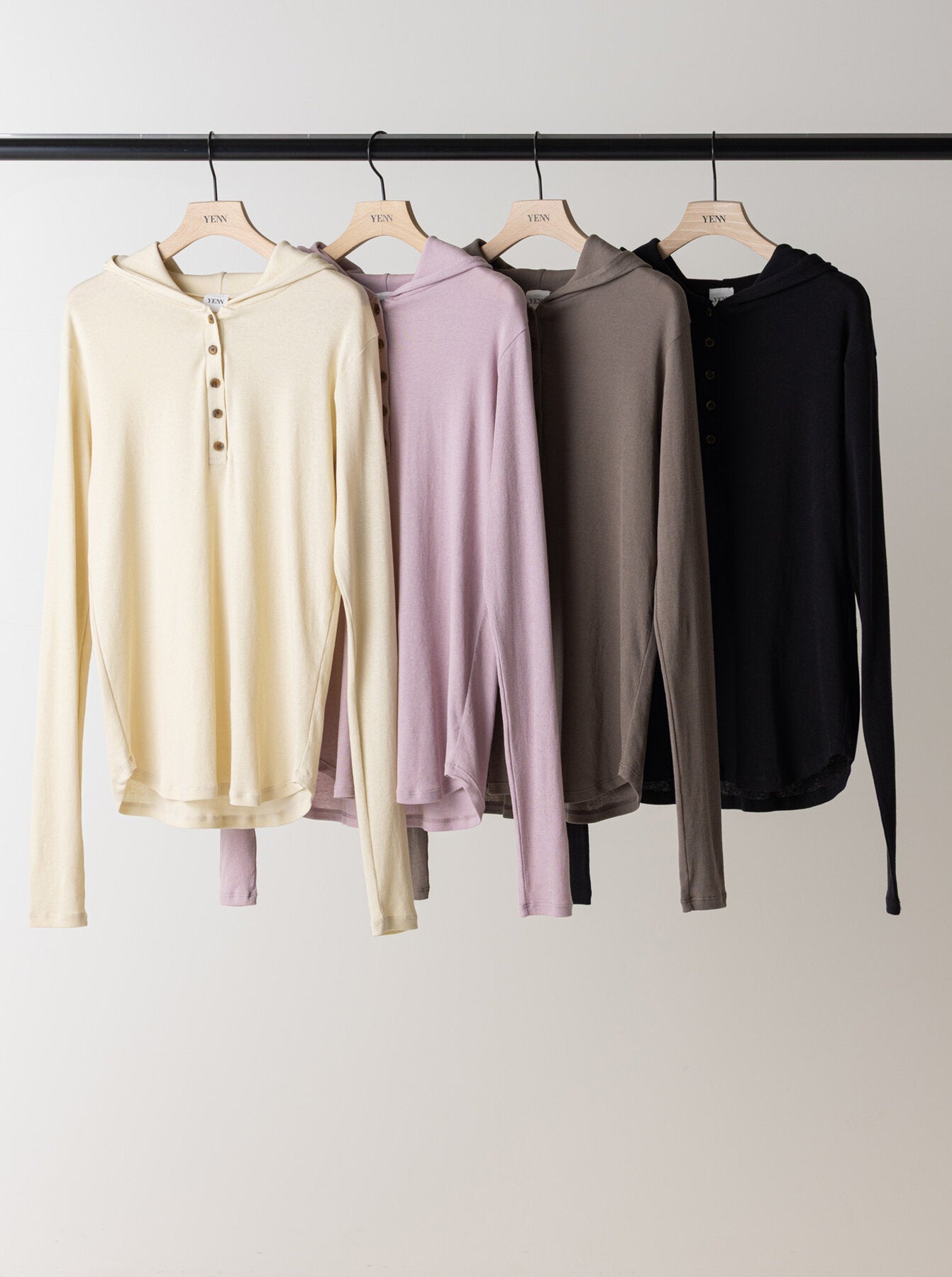 【予約販売】YENN HENRY HOODIE LONGTEE Y263-82085