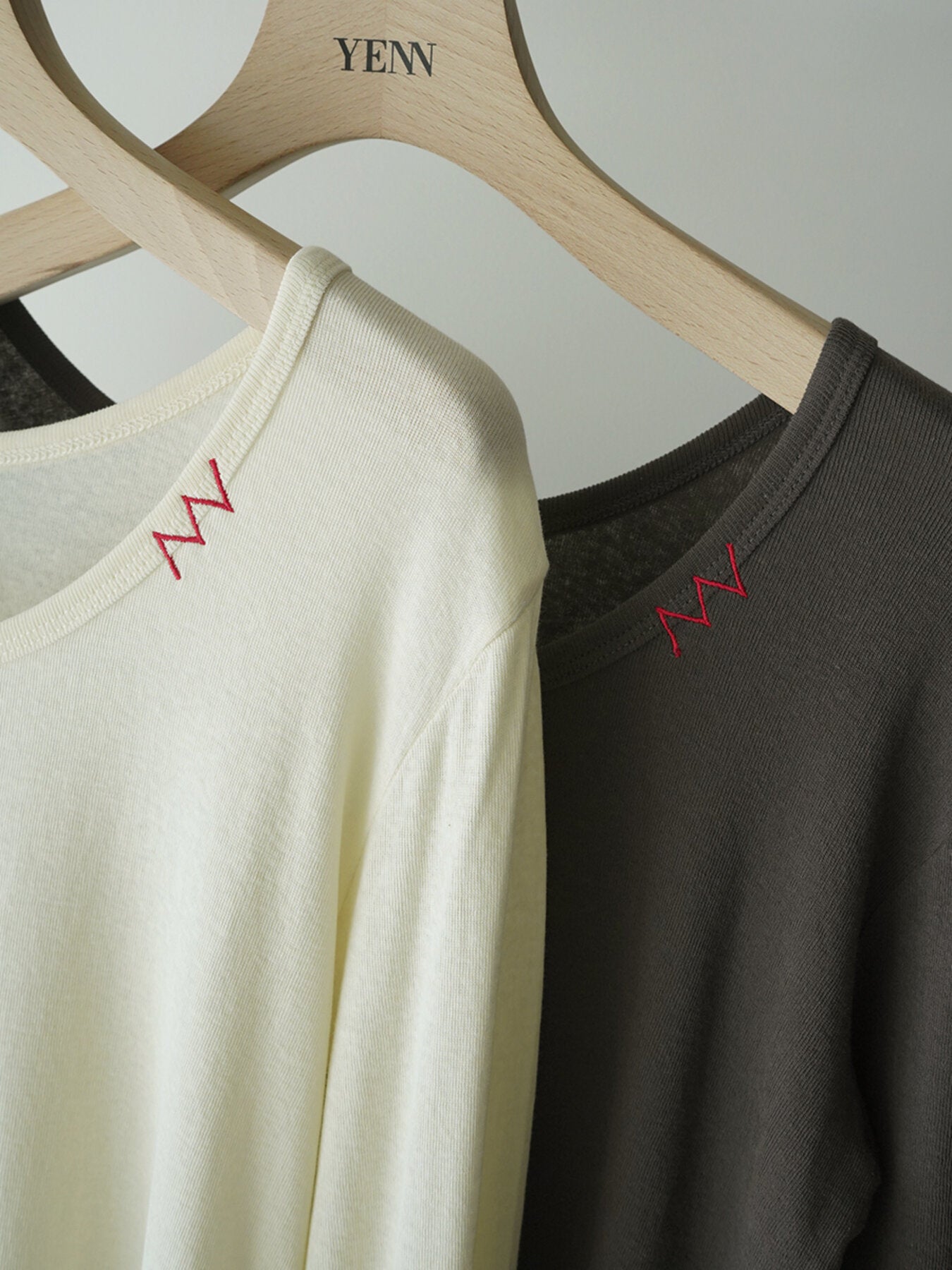 YENN U-NECK LONG TEE Y263-82089