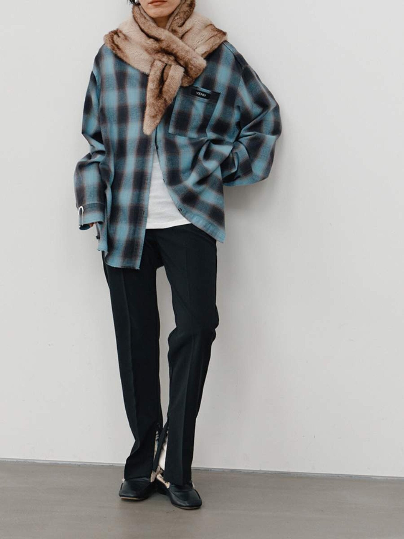 【予約販売】YENN FAUX FUR SCARF Y264-01116