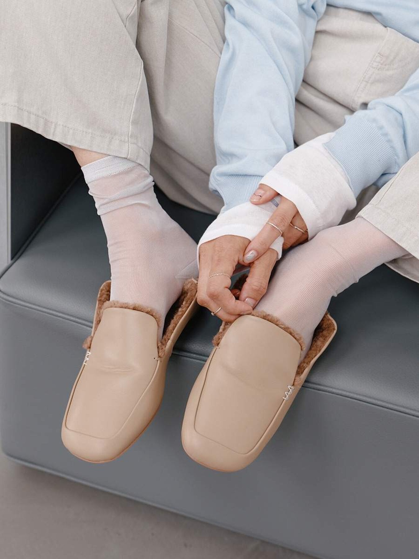 【予約販売】YENN KIDSKIN SOFT LOAFER Y264-02143