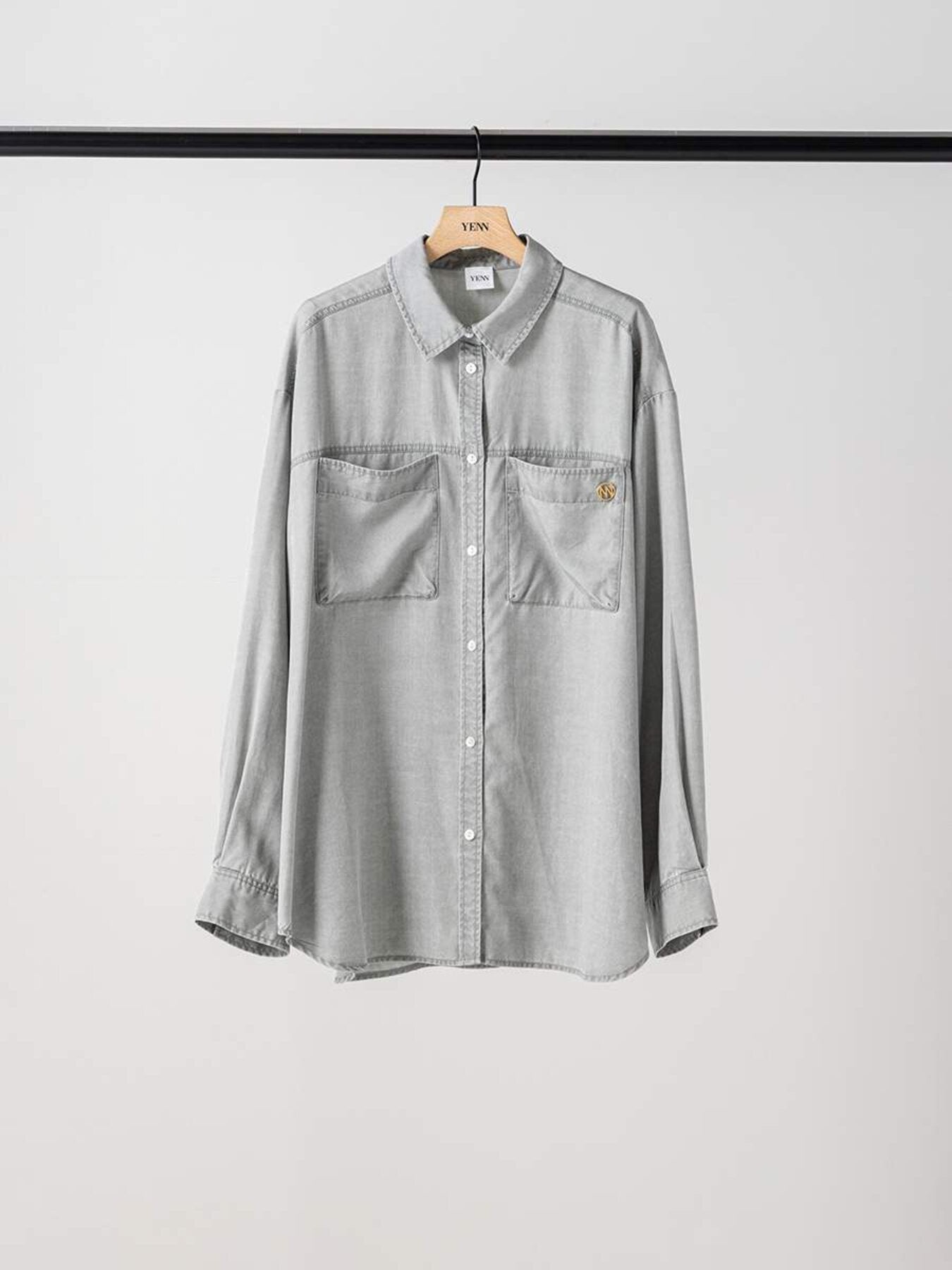 【予約販売】YENN FADED OVERSIZE SHIRT Y264-11134