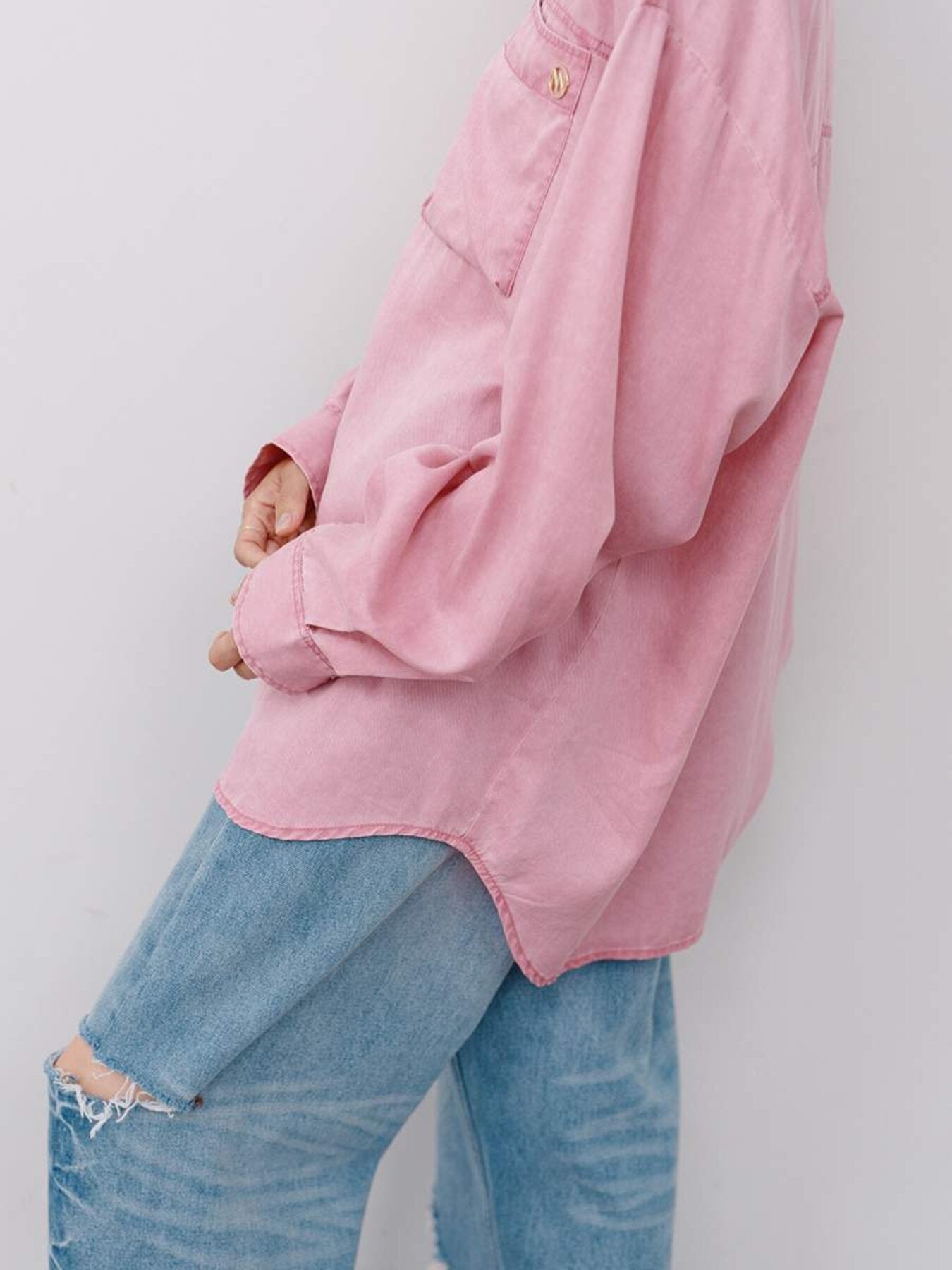 【予約販売】YENN FADED OVERSIZE SHIRT Y264-11134