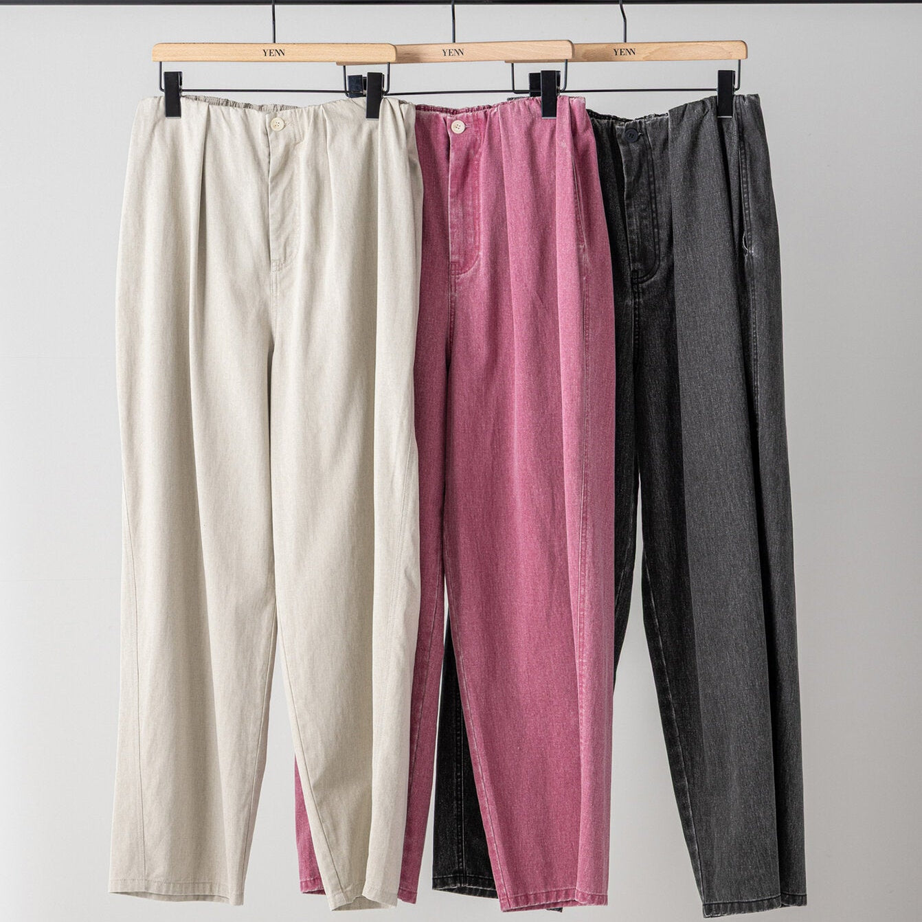【予約販売】YENN BOX TUCK PEG PANT Y264-31124