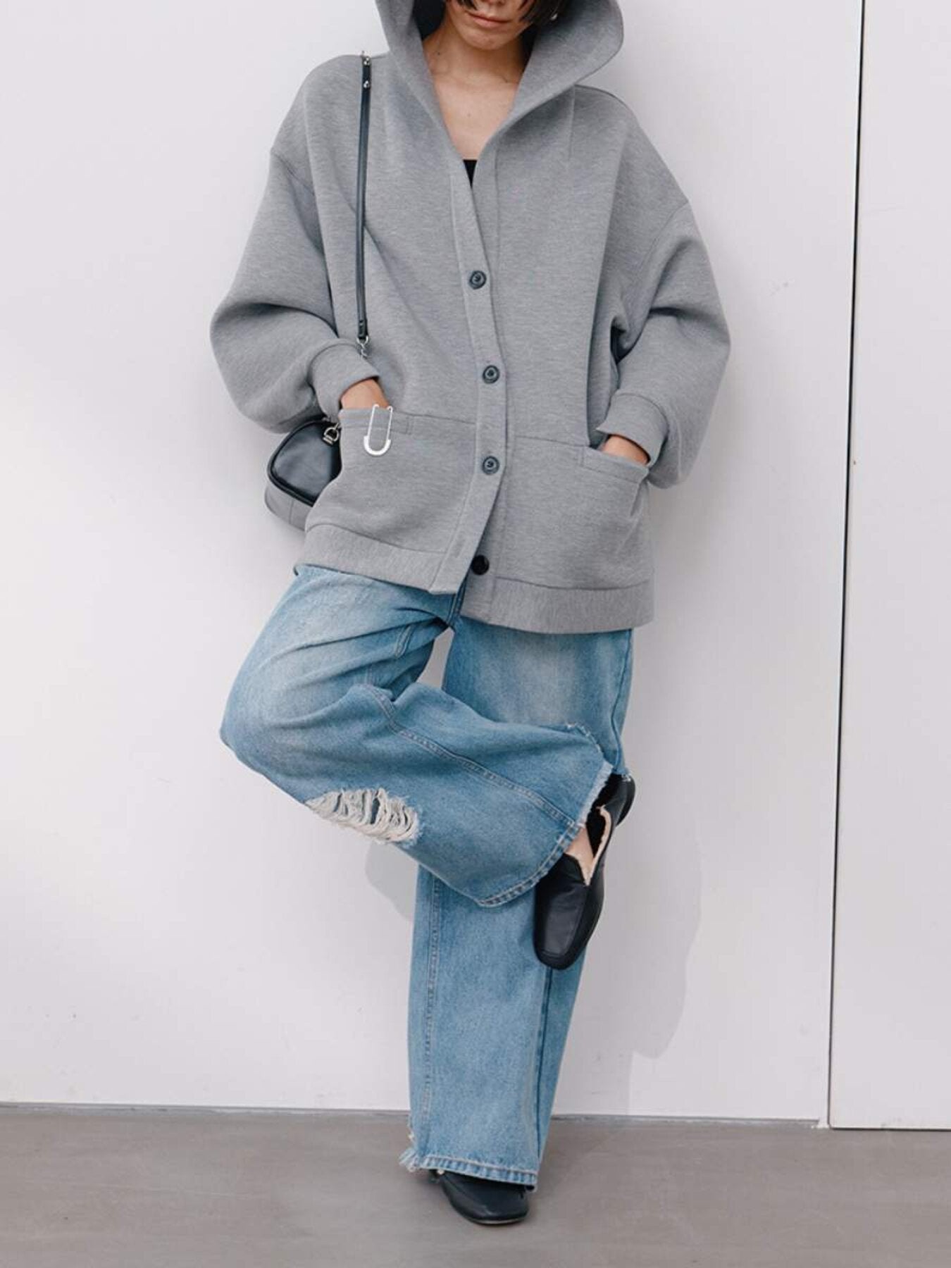 【予約販売】YENN HIGH DAMAGED WIDE PT Y264-31140