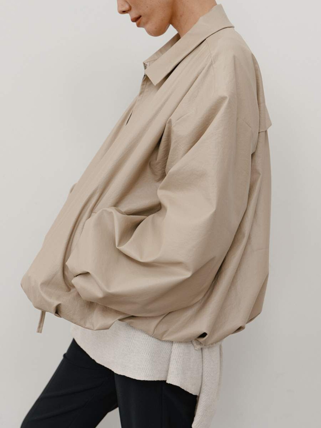 【予約販売】YENN LEATHER LIKE BLOUSON Y264-42119