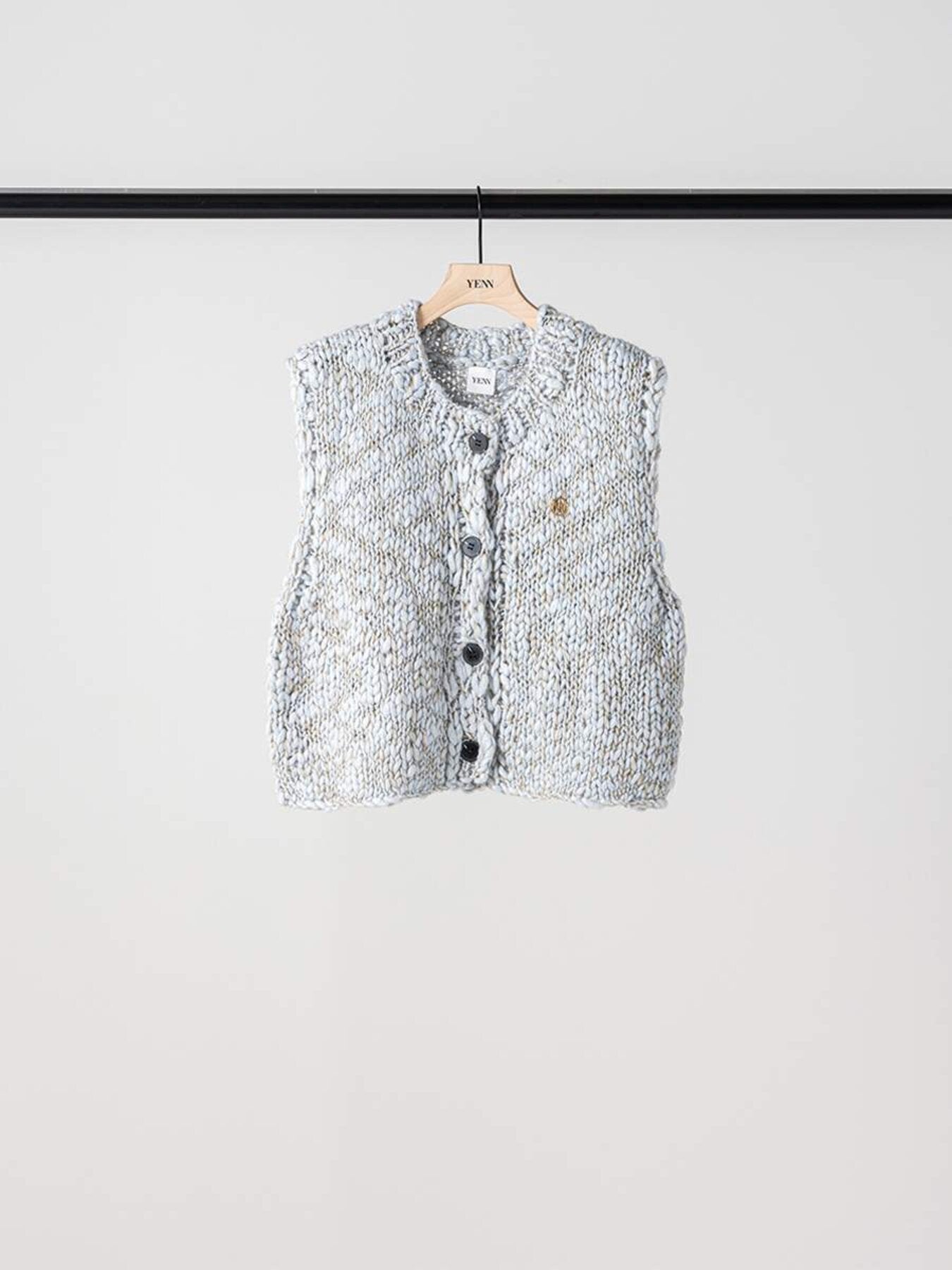 【予約販売】YENN HAND SLUB MIX VEST Y264-91129