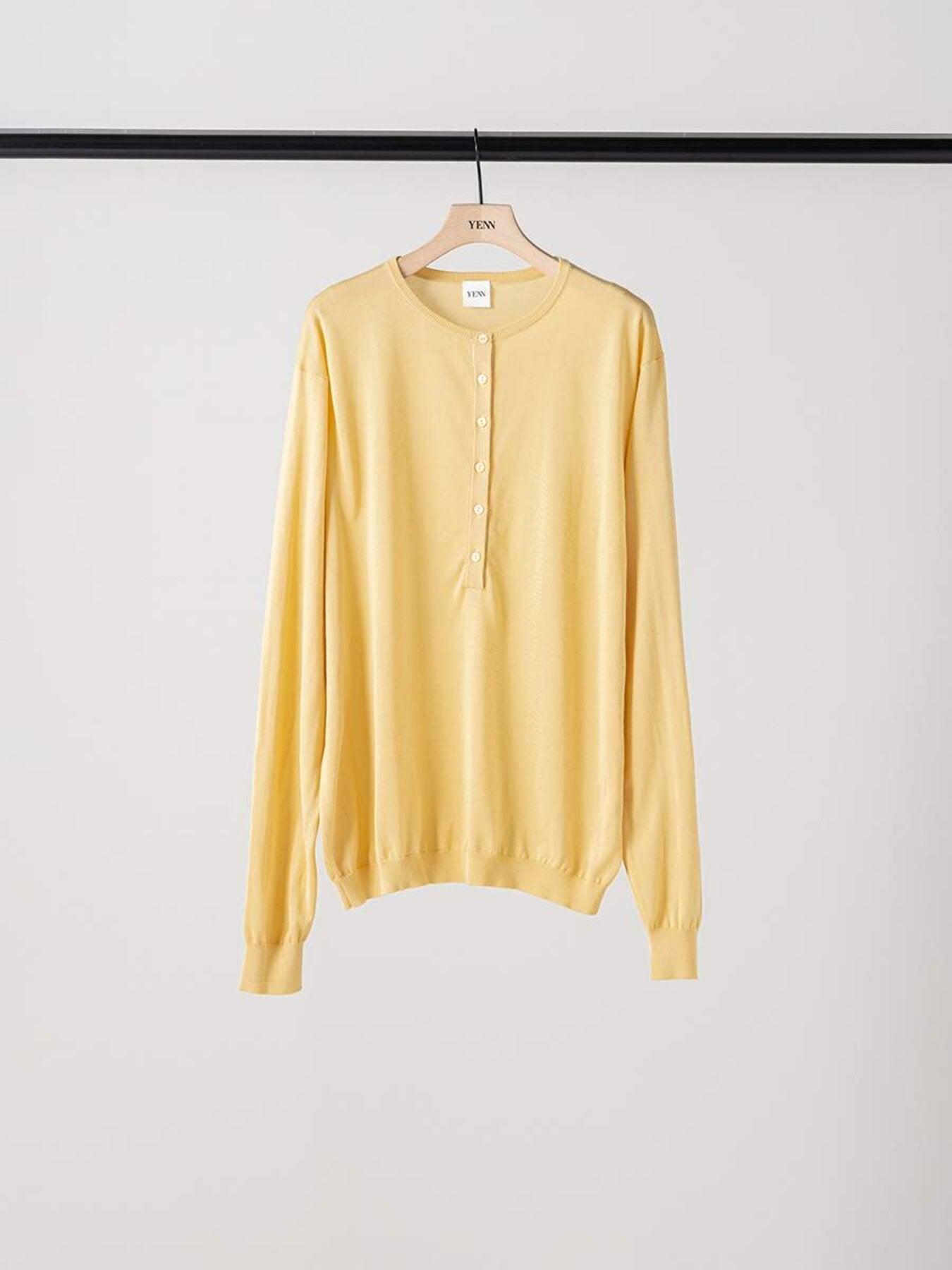 【予約販売】YENN 16G DEEP HENRY KNIT Y264-91141