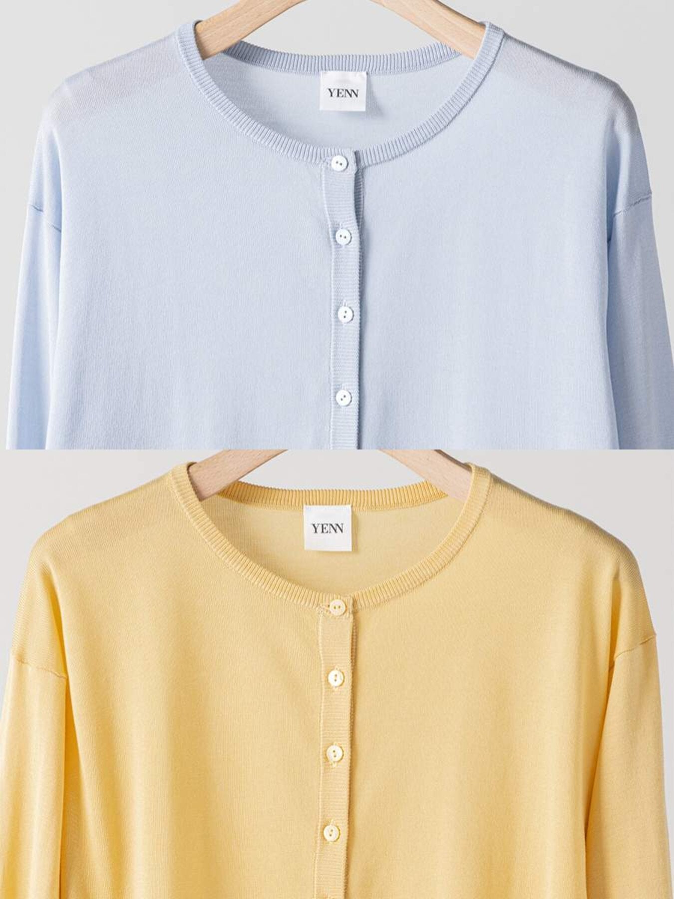【予約販売】YENN 16G DEEP HENRY KNIT Y264-91141