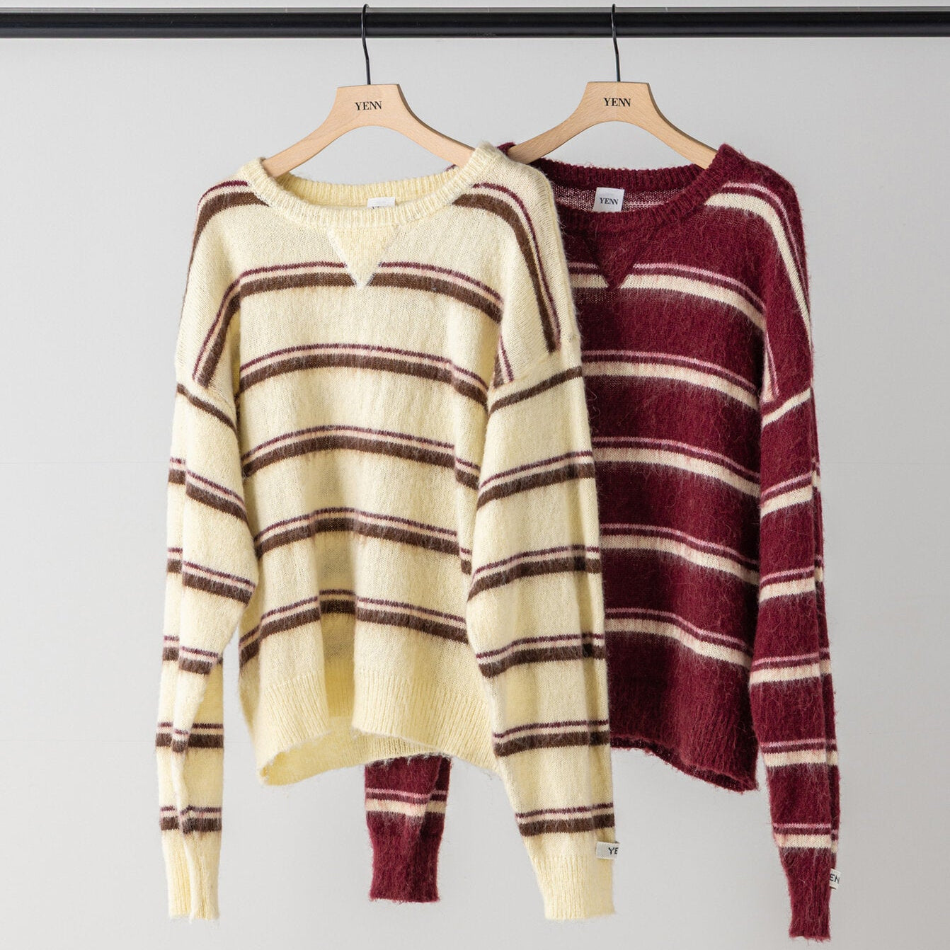 【予約販売】YENN MULTI STRIPE KNIT PO Y264-92133