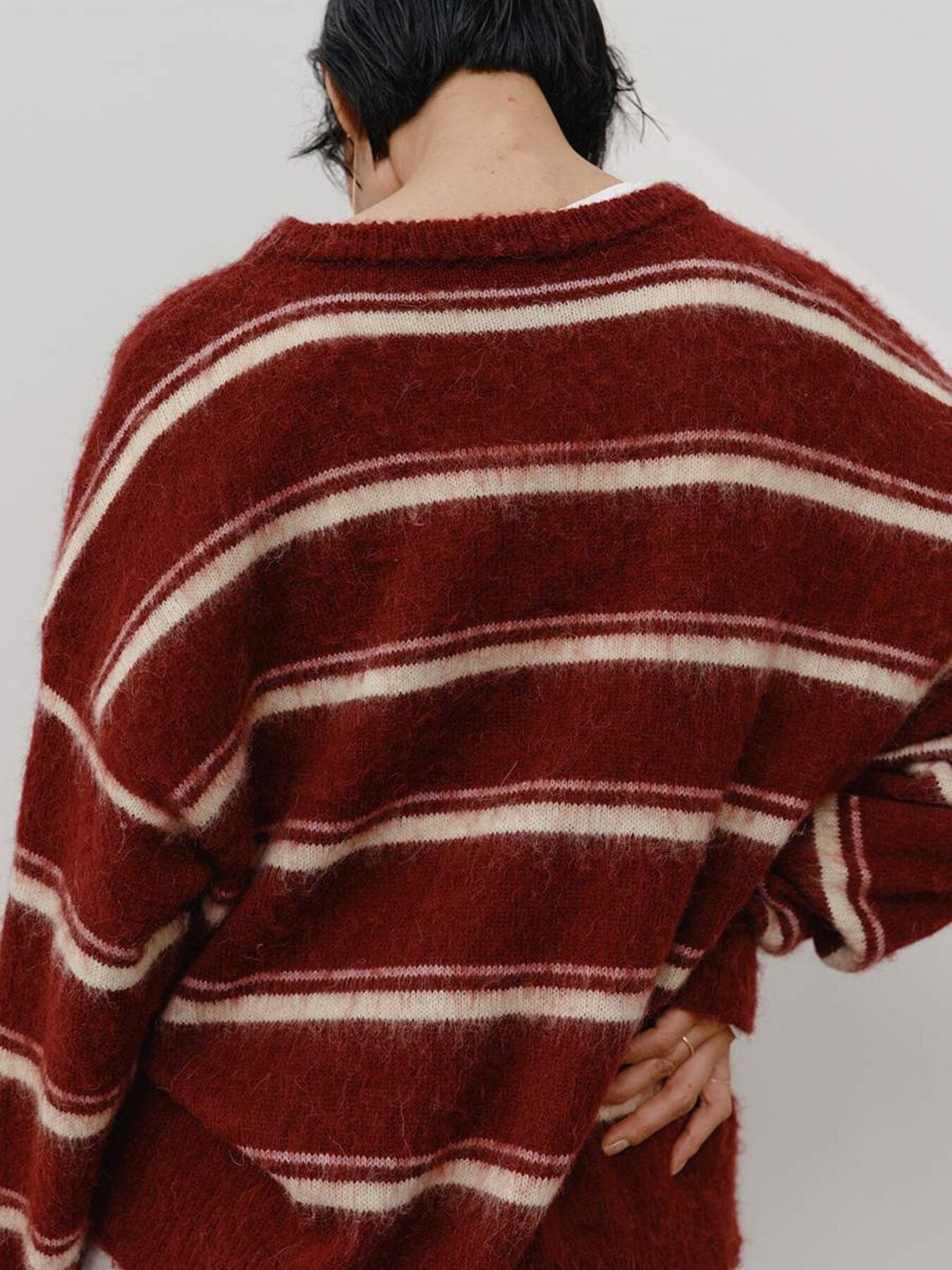 【予約販売】YENN MULTI STRIPE KNIT PO Y264-92133
