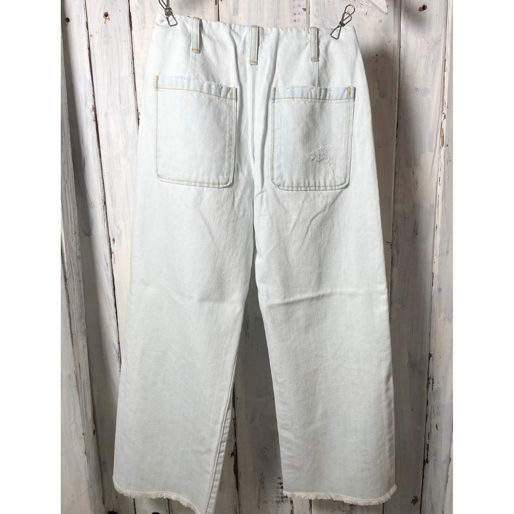 CaRouseLamBRa DAMEGED LOW RISE WIDE PANTS〔40%OFF〕