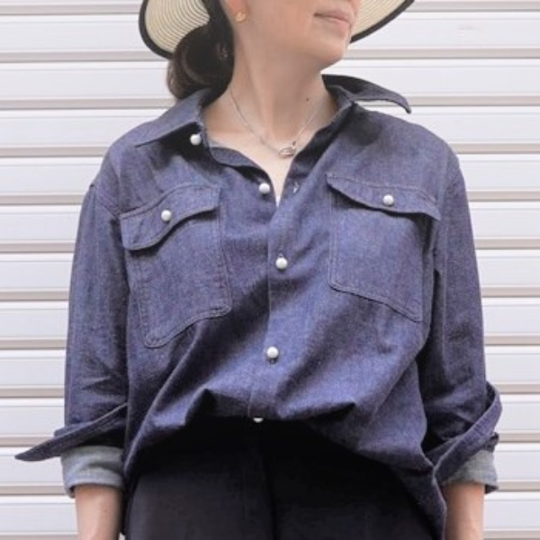 Maison de RUKA デニムシャツ