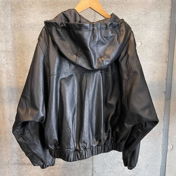 Maison de RUKA フーディレザージャケット