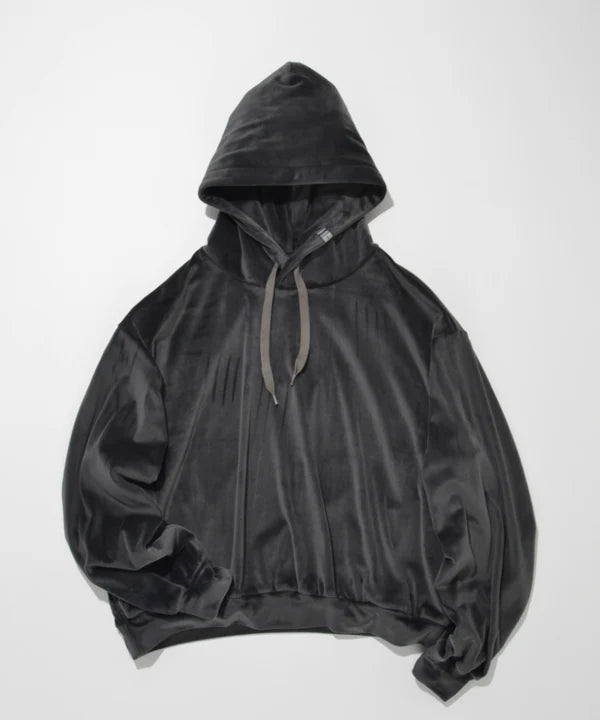 SUPERTHANKS Velour Short Hoodie CS03
