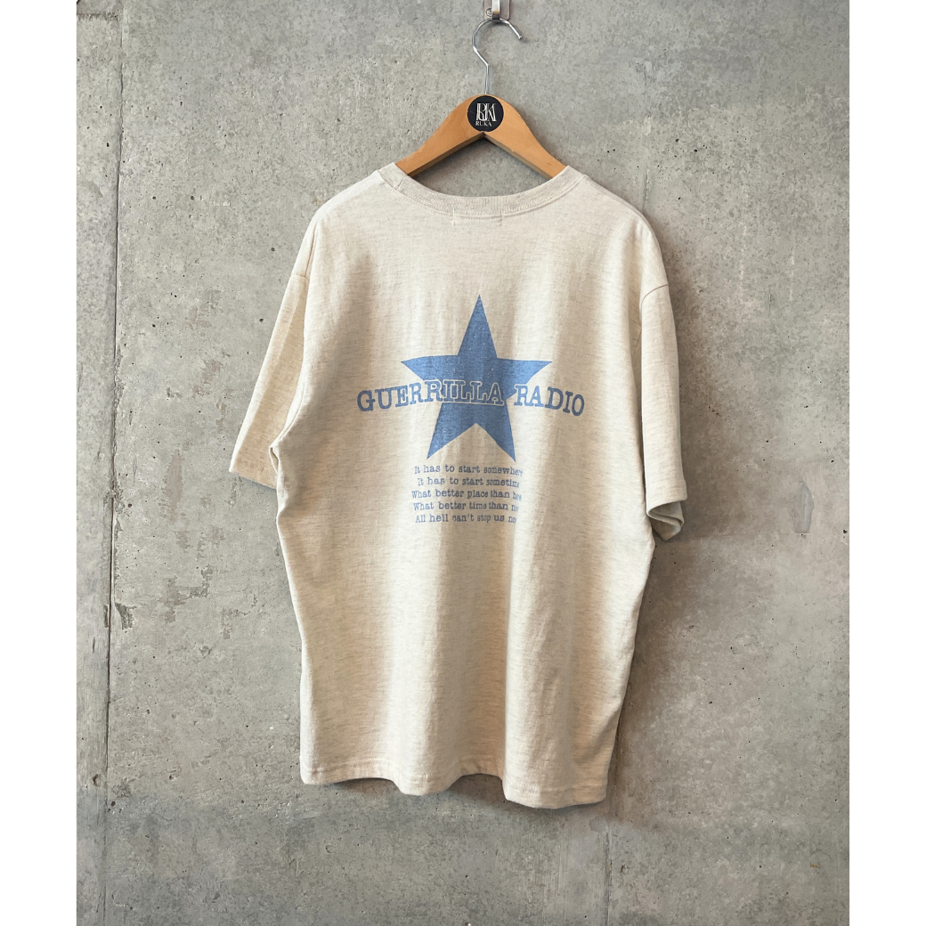 GUERRILLA RADIO バックスタープリントT