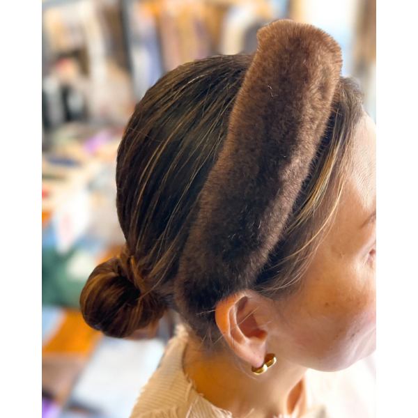 リアルミンクファーカチューシャ