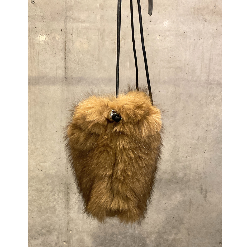 フェイクファーポシェット