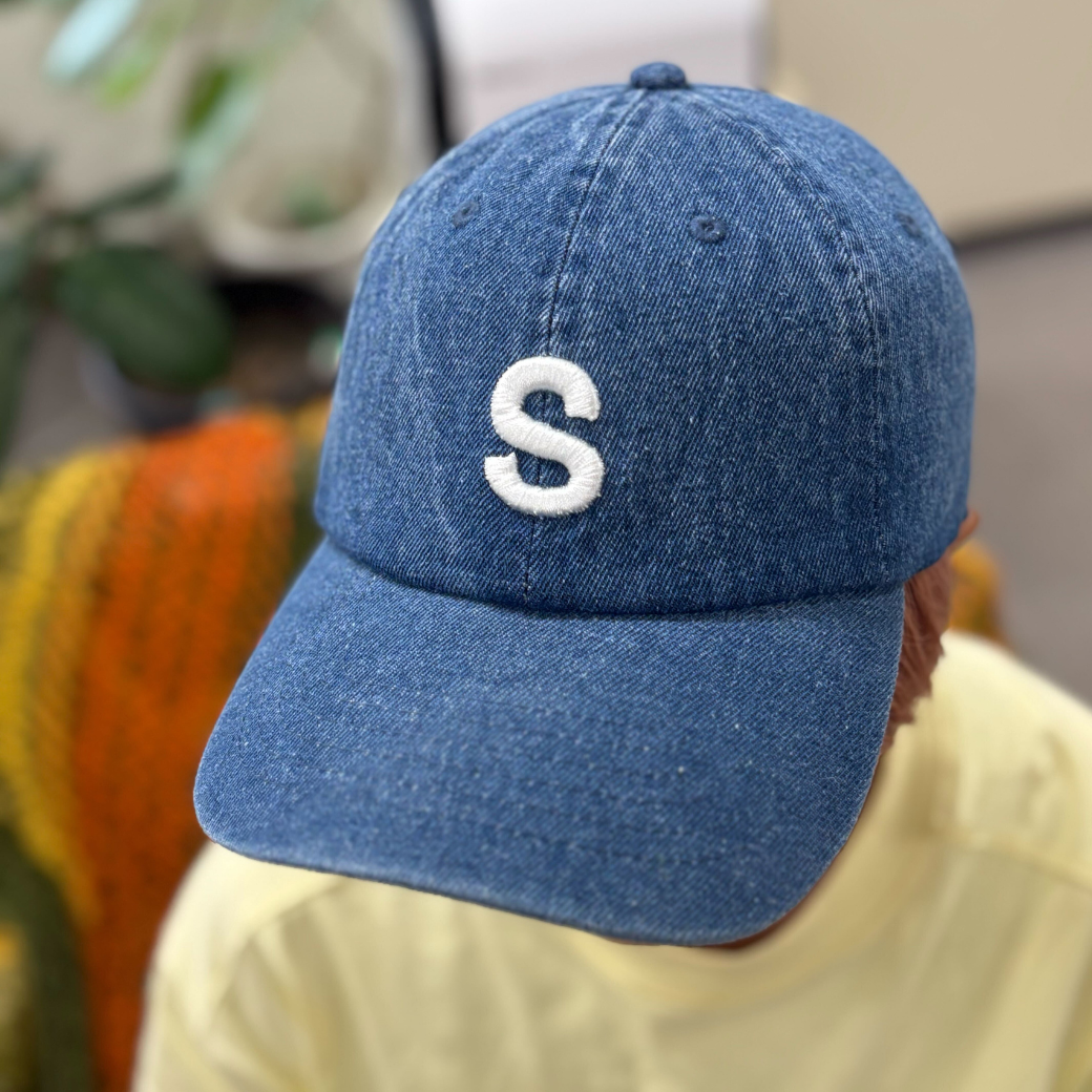 SPRAWLS S Embroidery Denim Cap SRC-259