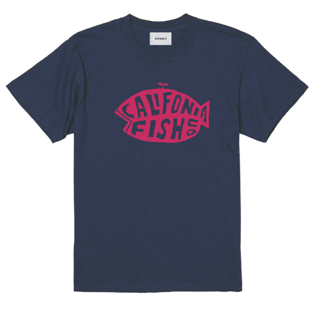 SPRAWLS California fish Tee SSL-567