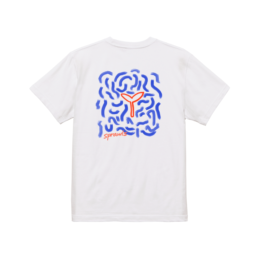 SPRAWLS Wave and Leaf Tee SSL-577