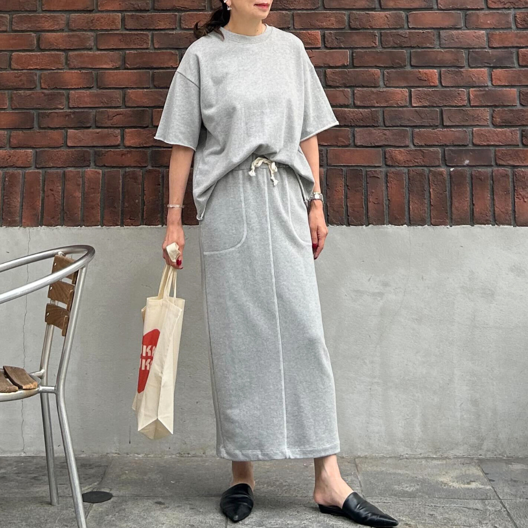 カットオフスウェットTee